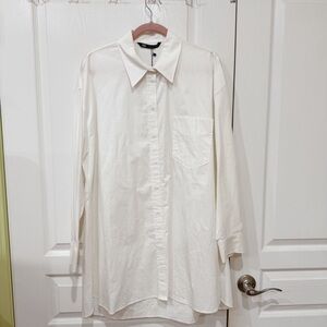 Zara Oversized Button Down Dress